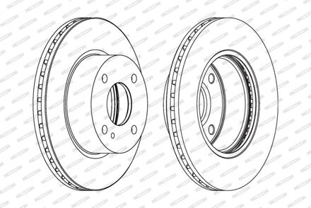 Ford Remschijf DDF1740C