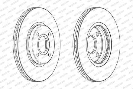 Ford Remschijf DDF2461C