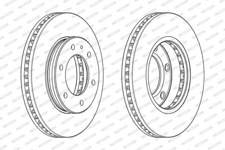 Ford Remschijf DDF2462C1