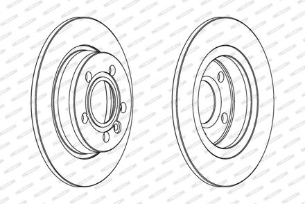 Ford Remschijf DDF847C