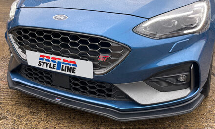 Ford RGM Voorspoiler passend voor Ford Focus IV ST & ST-Line 2018- - Zwart (ABS) GRFS310