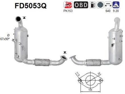 Ford Roetfilter FD5053Q
