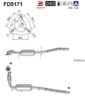 Ford Roetfilter FD5171