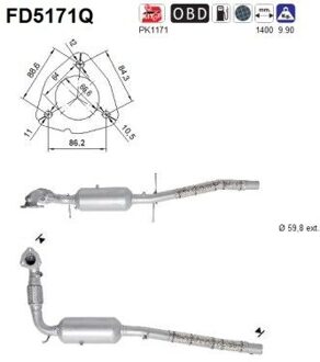 Ford Roetfilter FD5171Q