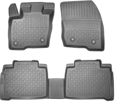 Ford Rubbermatten passend voor Ford Galaxy III / Ford S-Max II 2015+ (incl. Facelift / 5&7-Zits) 603133