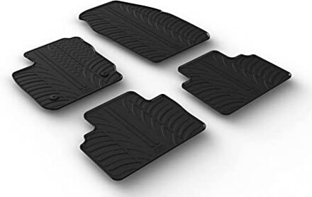 Ford Rubbermatten passend voor Ford Tourneo Courier Kombi/Passenger 2014- & Facelift 2018- (4-delig) GL0770