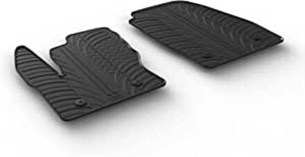 Ford Rubbermatten passend voor Ford Transit Connect Furgon 2016- (G profiel 2-delig + montageclips)