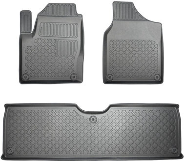 Ford Rubbermatten passend voor VW Sharan 1995-2010 / Seat Alhambra 1995-2010 / Ford Galaxy 1995-2006 602169