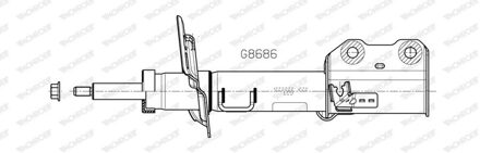 Ford Schokdemper G8686