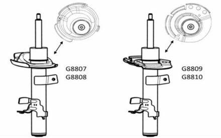 Ford Schokdemper G8809