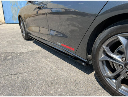 Ford Set sideskirts passend voor Ford Focus IV ST/ST-Line HB 2018-2022 (ABS Glanzend zwart) DXSFO07