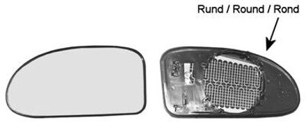 Ford SPIEGELGLAS RECHTS Ford Focus vanaf '98