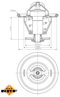 Ford Thermostaat, koelvloeistof 725202