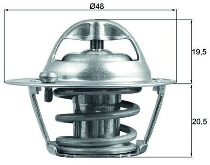 Ford Thermostaat, koelvloeistof TX20482D