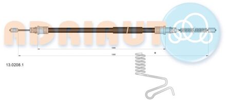 Ford Trekkabel, parkeerrem 1302081