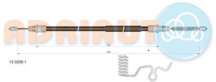 Ford Trekkabel, parkeerrem 1302091