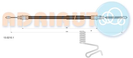 Ford Trekkabel, parkeerrem 1302101