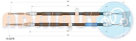 Ford Trekkabel, parkeerrem 130278