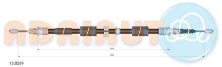 Ford Trekkabel, parkeerrem 130286