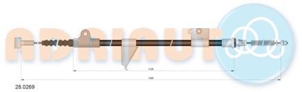 Ford Trekkabel, parkeerrem 280269