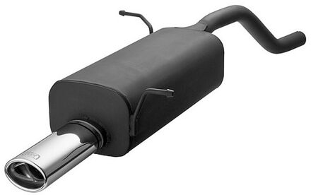 Ford Ulter Sport uitlaat passend voor Ford Fiesta VII HB 1.25i 44/60kW/1.4 16V 90kW 2008-2014 95x65mm US10811910