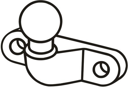 Ford Vaste trekhaak 037792