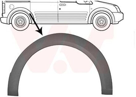 Ford Verbreding, spatbord 1884524