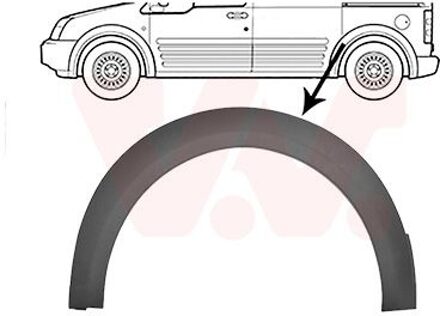 Ford Verbreding, spatbord 1886523