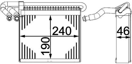Ford Verdamper, airconditioning AE70000P