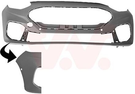 Ford Voorbumper In Primer 1859571