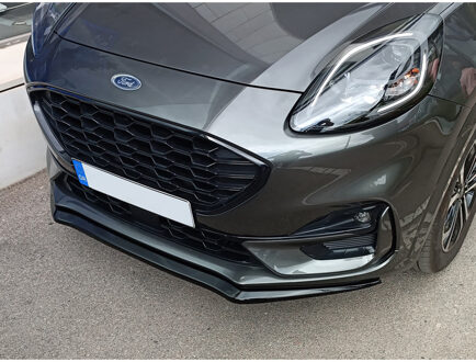 Ford Voorspoiler passend voor Ford Puma ST-Line 2019- (ABS Glanzend zwart) DXVFO11