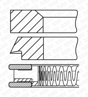 Ford Zuigerveerset 0878500000