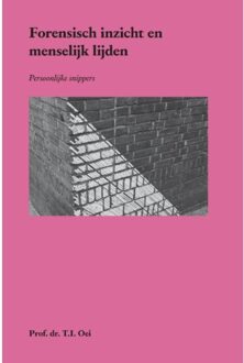 Forensisch Inzicht En Menselijk Lijden - Prof. Dr. T.I. Oei