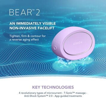 Foreo FOREU BEAR 2 Apparaat voor Gezichtsversteviging - Lavender