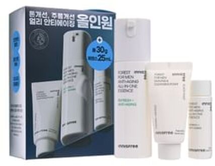 Forest For Men All-In-One Essence Special Set - 3 Types Refresh + Anti-Aging