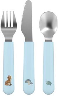 Forest Friends kinderbestekset blauw