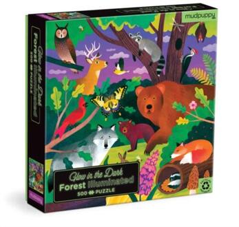Forest Illuminated 500 Piece Glow In The Dark Puzzle -  Mudpuppy (ISBN: 9780735377462)