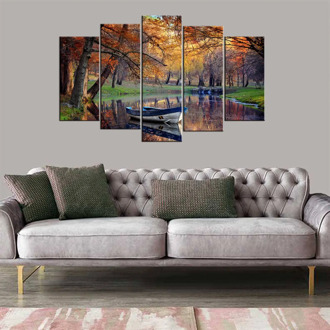 Forest View 5 Piece Mdf Table