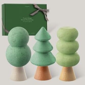 Forest Village Woody Perfume Bar Set 3 pcs