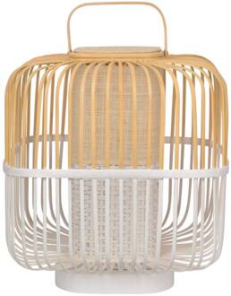 Forestier Bamboo Square M tafellamp in wit