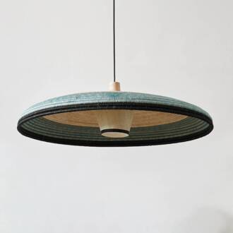 Forestier Grass hanglamp L, blauw blauw, beige
