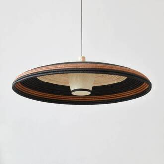 Forestier Grass hanglamp L, bruin bruin, zwart, beige