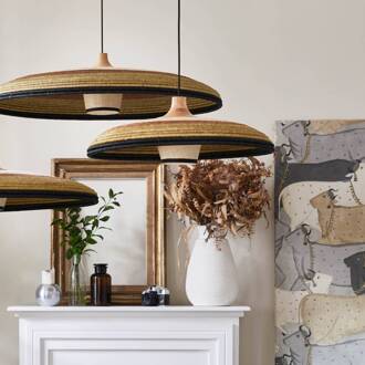 Forestier Grass hanglamp M, groen groen, bruin, beige