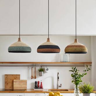 Forestier Grass hanglamp S, groen groen, bruin, beige