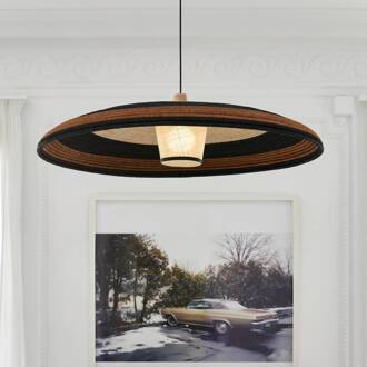 Forestier Grass hanglamp XL, bruin bruin, zwart, beige