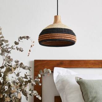 Forestier Grass hanglamp XS, bruin bruin, zwart, beige