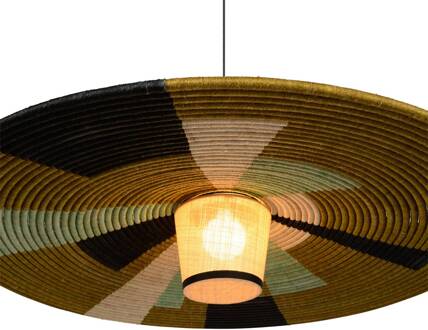 Forestier Parrot hanglamp XL, groen groen, zwart, beige