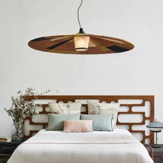 Forestier Parrot hanglamp XXL, bruin bruin, groen, zwart