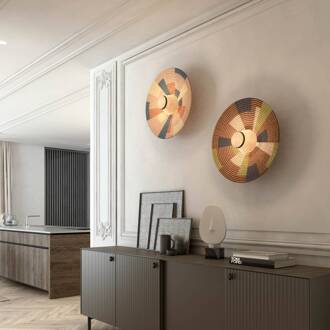 Forestier Parrot L wandlamp, bruin