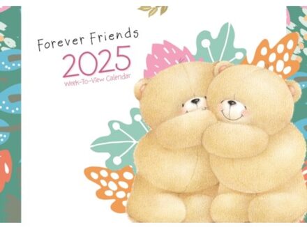 Forever Friends Week-To-View Planner A4 Calendar 2025 - Calendars, Carousel